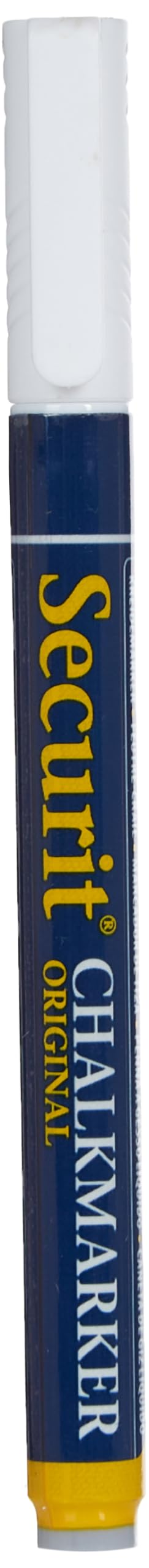 SECURIT Set Da 2 Pennarelli A Gesso Liquido Bianco Punta Fina 1-2mm