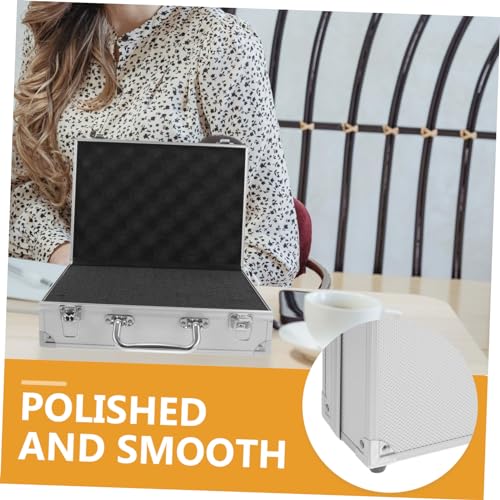 Small Toolbox Aluminum Case Briefcase Storage Case for Tools Briefcases for Men Portable2