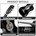 ZENY Beginners 38 inch Acoustic Guitar Package Kit for Right-handed Starters Music Lovers w/ Case, Strap, Pitch Pipe and Pick (Black)