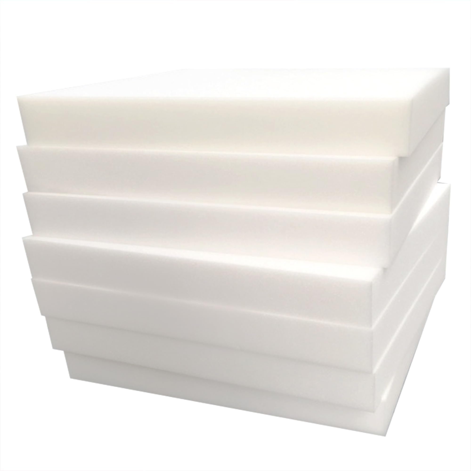 Cuscino in schiuma bianca ad alta densità, spesso 10 cm, morbido, per sedie, divani e sala da pranzo, in schiuma resistente, per cuscini e accessori decorativi per la casa