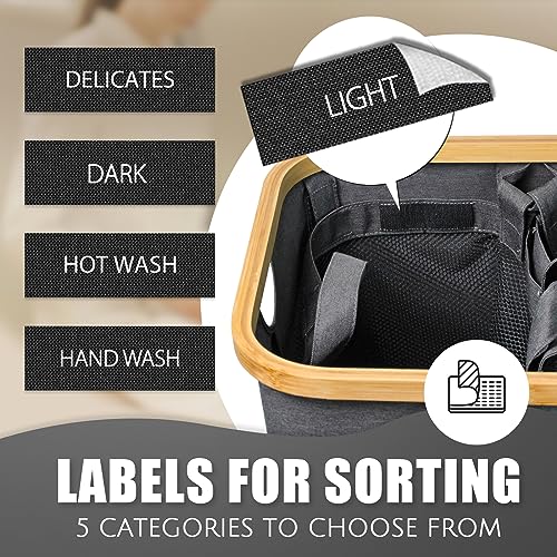 Hampers-for-Laundry-Basket-with-Lid-160L-Extra-Large-3-Section-Clothes-Divided-Organizer-for-BedroomLaundry-RoomDirty-Clothing-HamperGrey