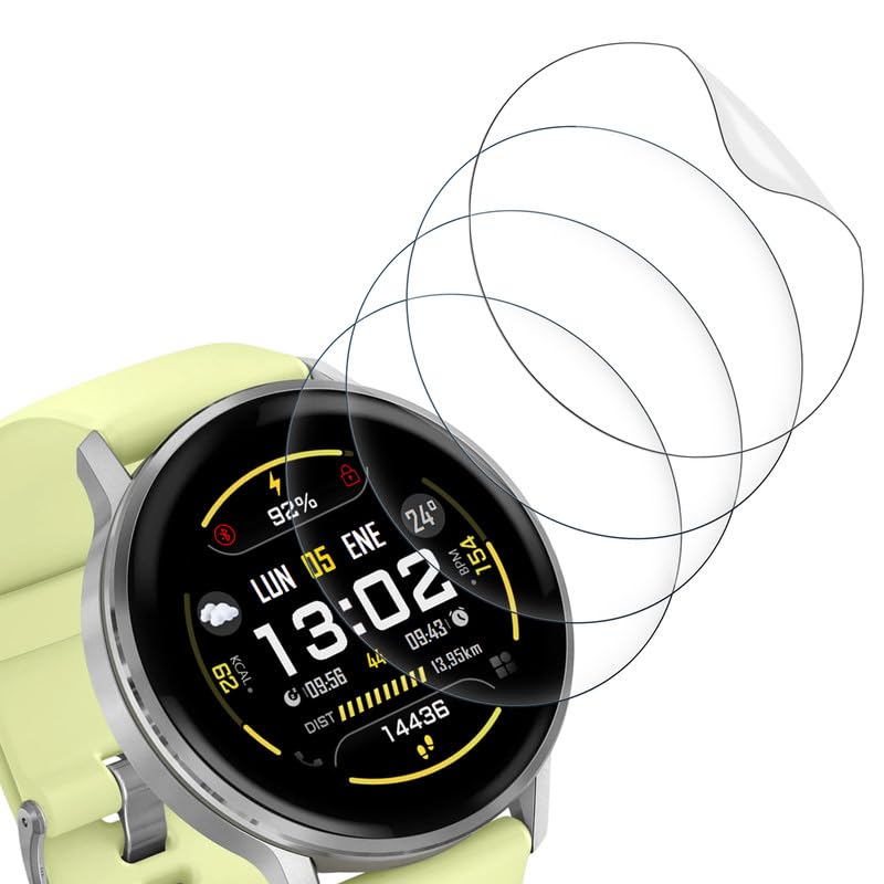 Wondoner für Schutz Garmin Venu 4 45mm Schutzfolie [4 Stück][Soft TPU][Ultra-klar][Anti-Kratzen] für Diaplayschutz Garmin Venu 4 45mm Folie Screen Protector [HD Displayschutzfolie]