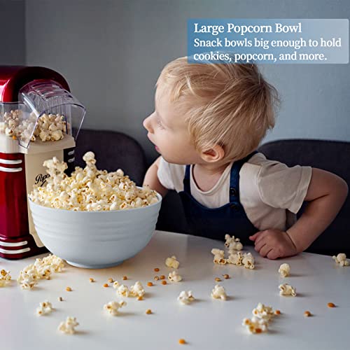 【6 Pcs】Unbreakable Mixing Bowls Unbreakable Salad Bowls, 68 Ounces Microwave And Dishwasher Safe Bpa-Free Serving Bowls For Cereal, Salad, Soup, Ramen,Noodle,Oatmeal,Snack Apply To Kitchen, Freezer #TOP4