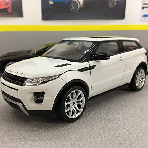 Land Rover Range Rover Evoque, blanche, 0, voiture miniature, Miniature déjà montée, Welly 1:24