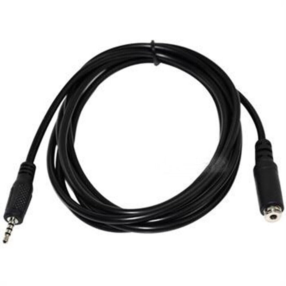 10 x 2,5 mm maschio a femmina 4 poli prolunga adattatore audio AUX cavo 1,5 m