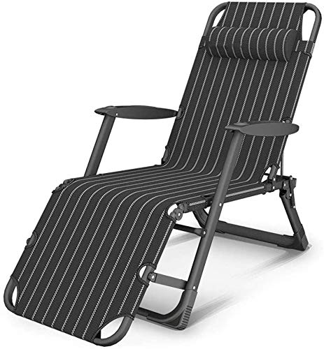 Chaises inclinables de terrasse pliables et fauteuil de pause déjeuner