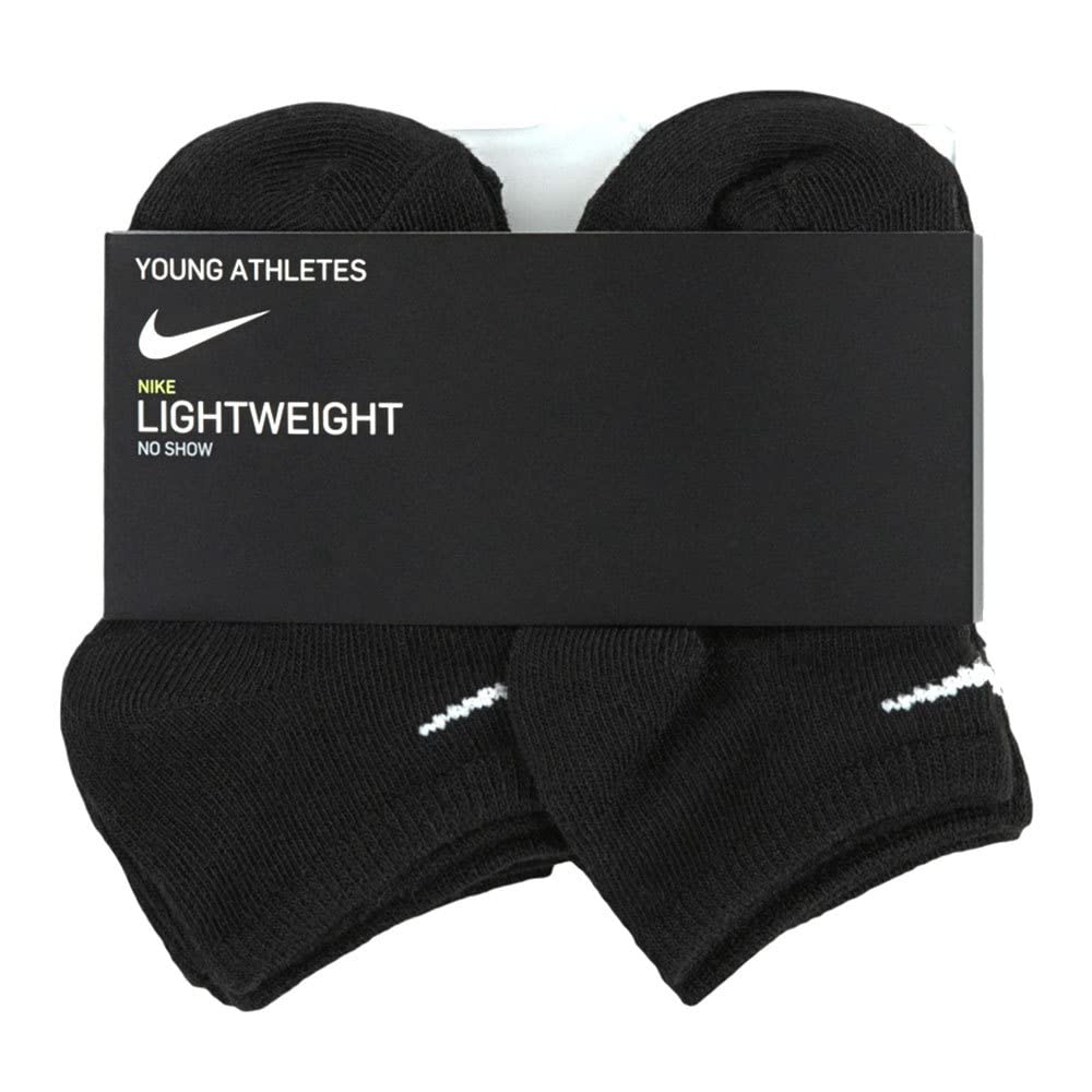 Nike  Kids Black Basic 6Pk Low s in Size Chd C9-2.5, Sports Direct