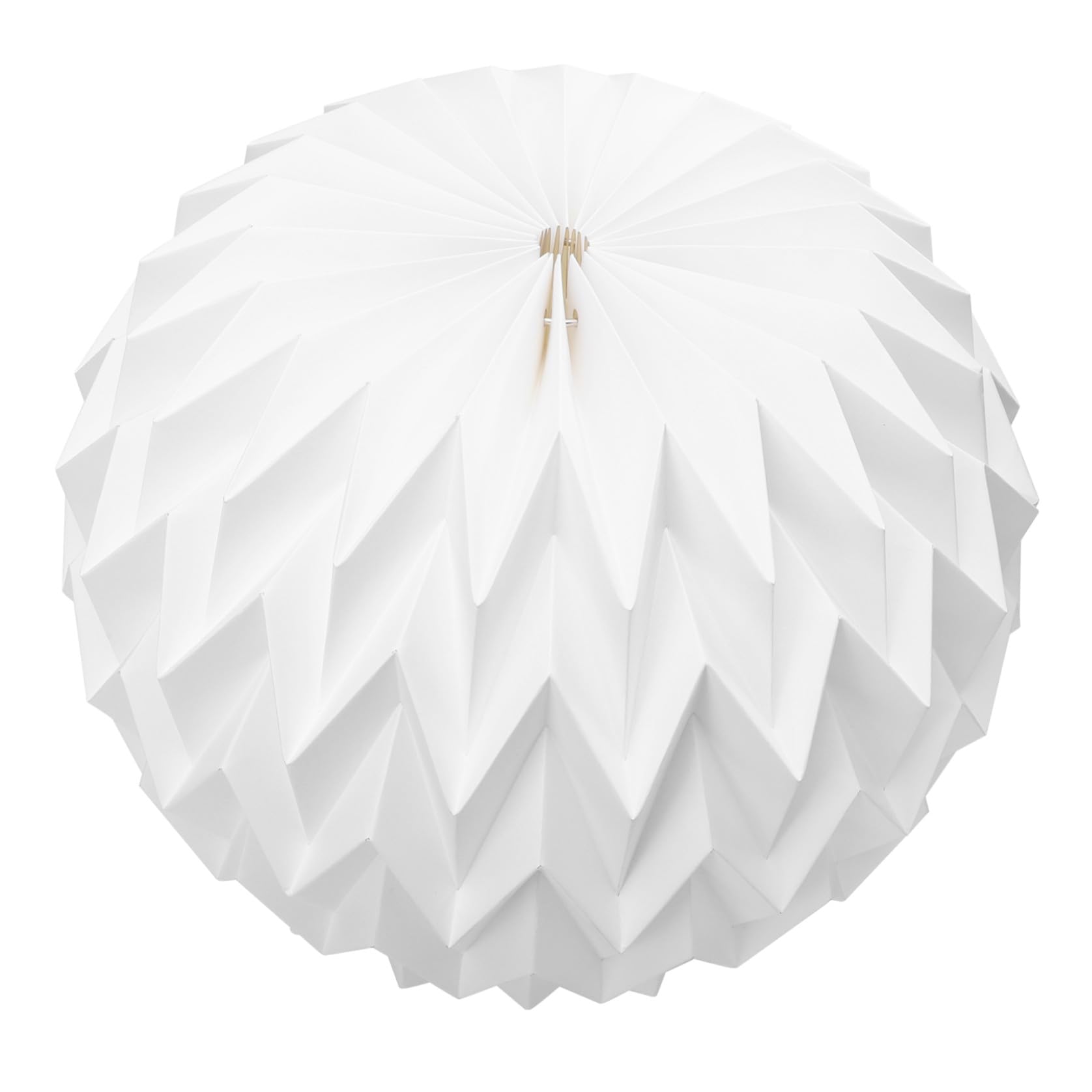 Paralume Origami Pieghevole in Carta Bianca per Lampada Sospesa | Stile Semplice e Delicato, Adatto per Bar e Casa, Copertura Sottile per Arredo