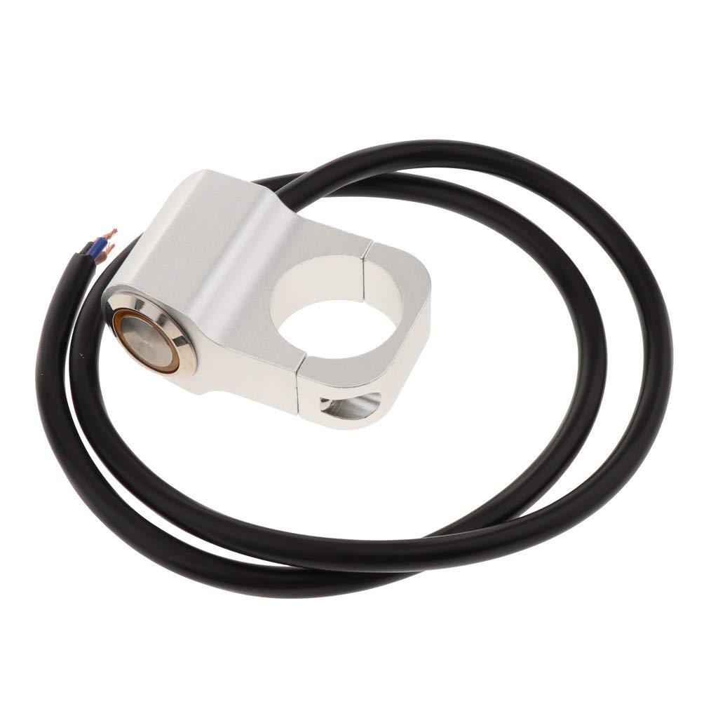 Manubrio Interruttore Interruttore Moto | ATV Manubrio Faro Fendinebbia Acceso Spento Avvio clacson(White)