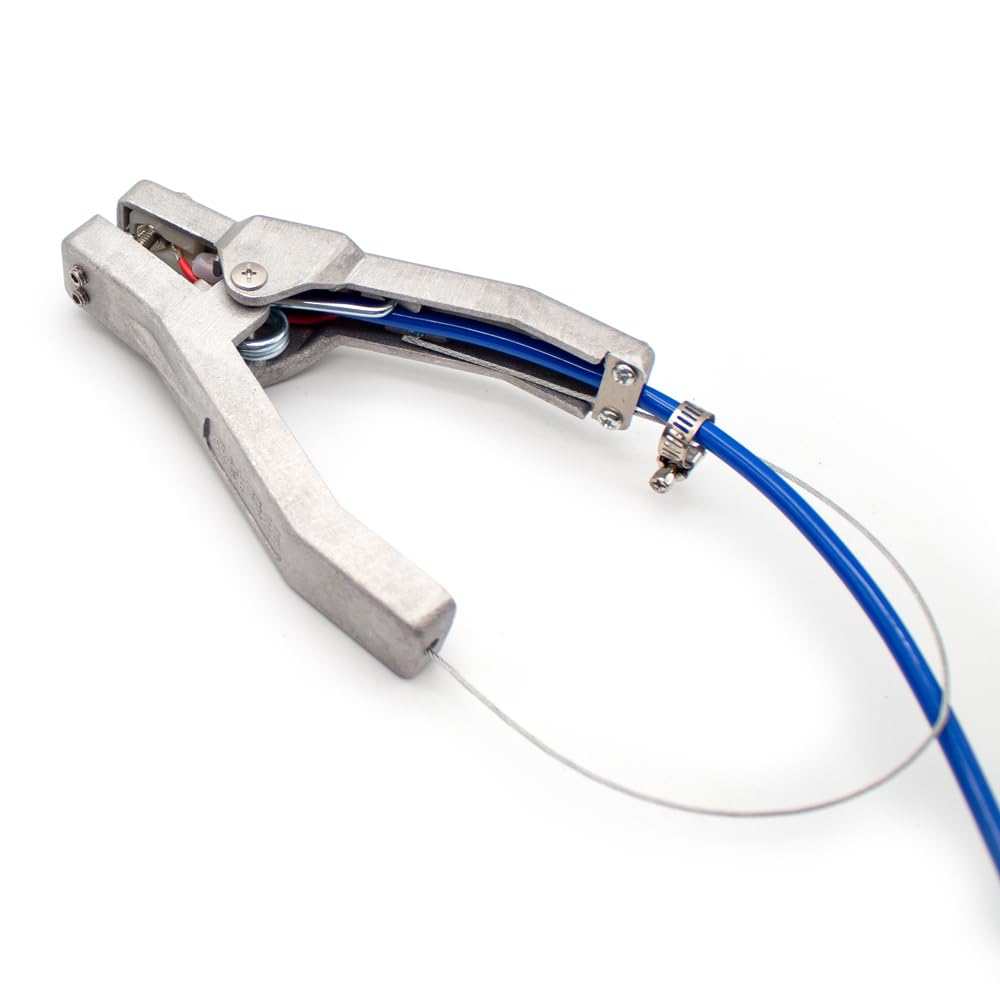 5M Anti Static Grounding Wire Static Grounding Clamp Static Grounding Assembly 2 Aluminium Alloy Clips for Static Removing Tool