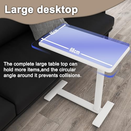 Carrito de computadora portátil para usar en el sofá o cama con altura ajustable 7