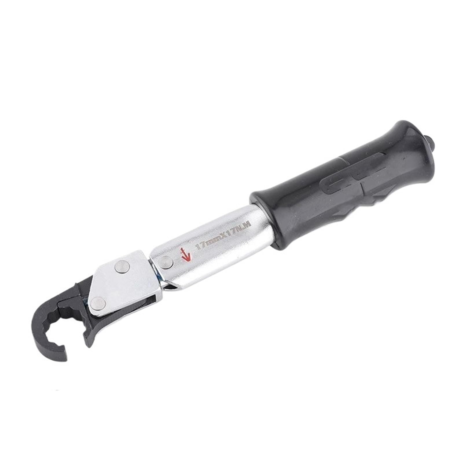 OLAQWENB Torque Wrenches Open End Wrench Copper Cap Bell Mouth Tool ST-02L Ratchet Torque Combination Air Conditioning Repair Precision Torque Wrench(17MM)