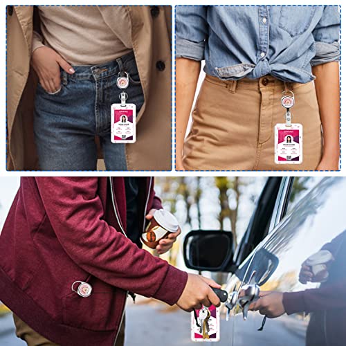 TIESOME Cordino retrattile con set porta carte