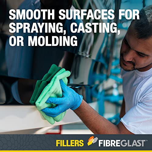 Image of Fibre Glast Fiberglass Microspheres - Bond Putty & Whipped Filler Paste for Surface Repairs - Car, Auto, Boat & Forged Parts - Mix with Epoxy, Vinyl Ester, or Polyester Resin, Dries Clear, 4 Oz