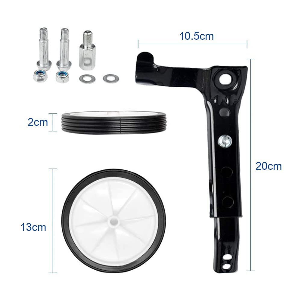 Anyingkai Stabilizzatori Bici,Ruote Stabilizzatrici,Ruote Laterali Bici Bambino,Ruote Stabilizzatrici,Rotelle Universali Bici,Training Wheels,Rotelle Bici Bambino,Rotelle Bici Bambini
