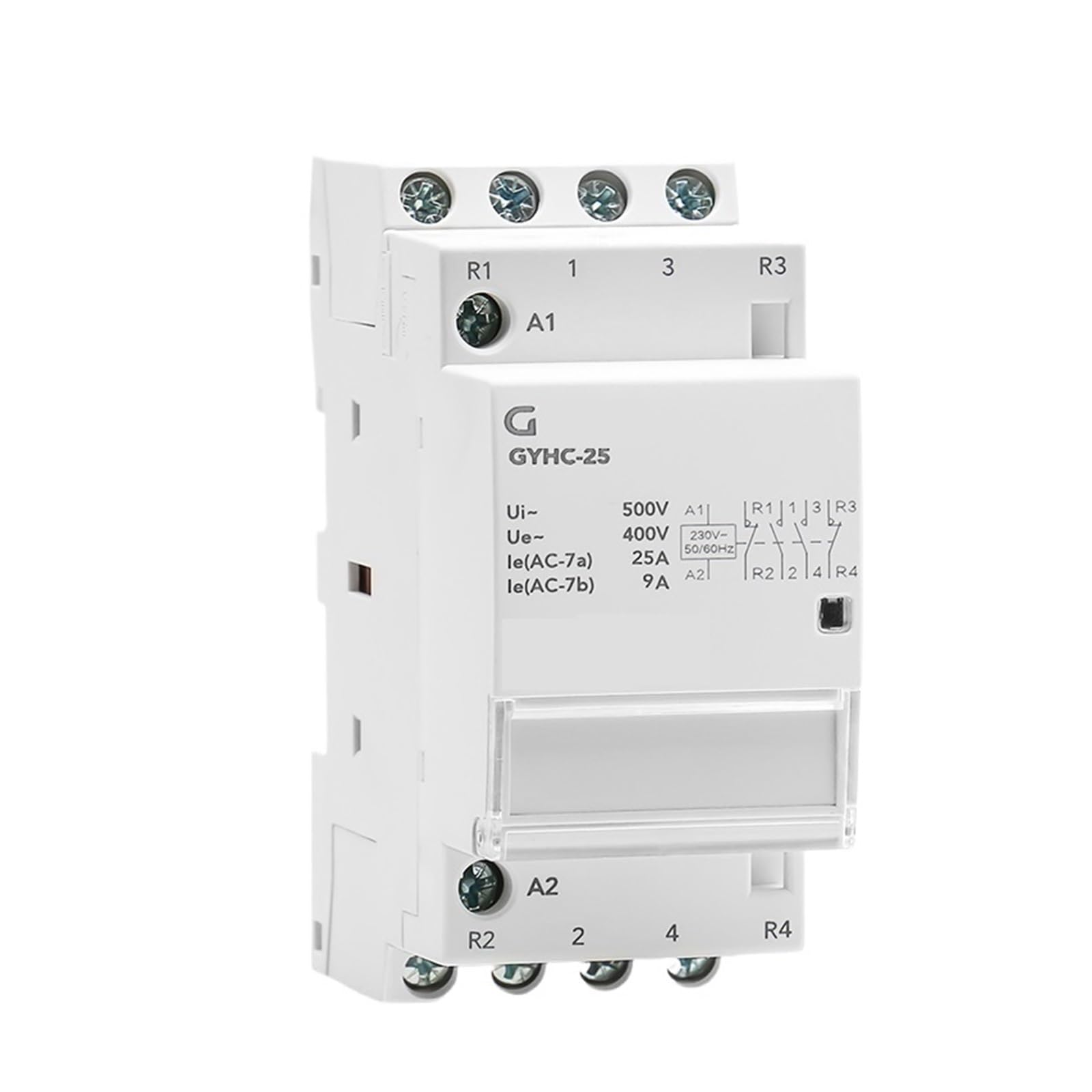Automatyczny stycznik modułowy na szynie DIN AC230V 4P 25A 4NO 2NO2NC