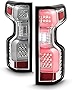 ACANII - For [Factory LED Model] 2019-2023 Chevy Silverado 1500 Chrome Full LED Tail Lights Brake Lamps Assembly Pair