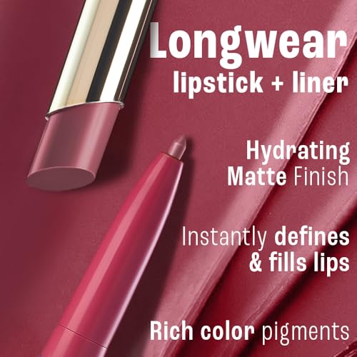 Image of Lakme 9to5 Hya Beach Edit, Lipstick + Liner Duo, Beachy Nude, Infused with Hyaluronic Acid, Vitamin E, Jojoba Oil, Comfortable Matte Finish, SPF Powered, Hydrating Lipstick, 2+0.2 g