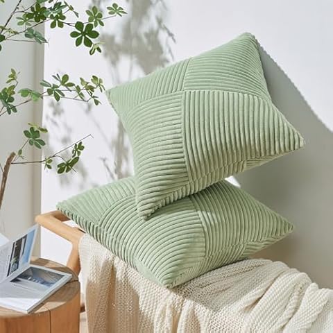 Topfinel Housse de Coussin Velours 50x50 Cover