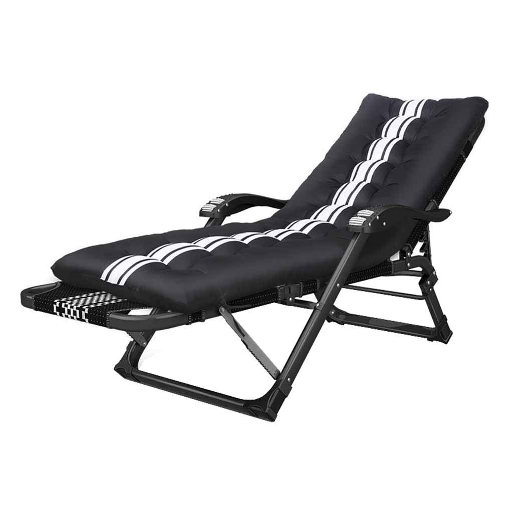 Textoline Zero Gravity Chairs Folding Reclining Chairs Sunloungers Garden Lounger Deck Chairs Black