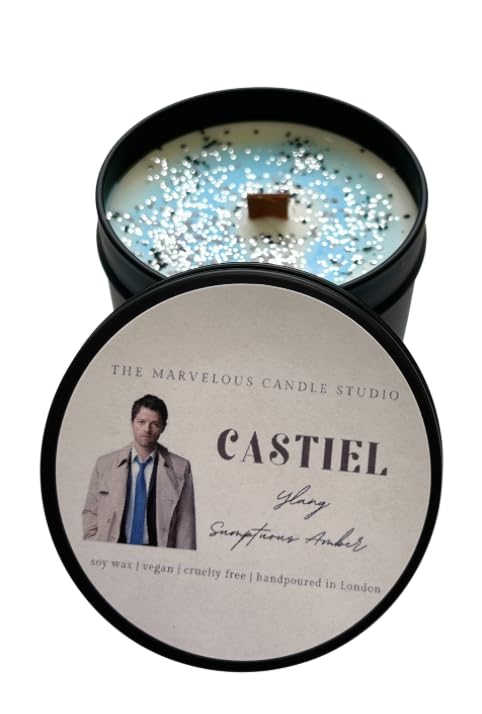 Castiel Wax Melts and Candles | Supernatural | Misha Collins | Fandom Candles | Funny Novelty Gift | Vegan Candles (4oz Candle)