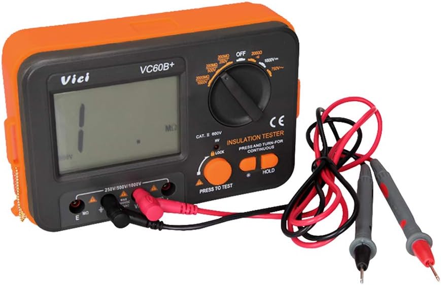 Black Friday - 60% OFF VICI Digital Insulation Resistance Tester Megohmmeter Meter Victor VC60B+ with Large LCD Display Black Friday - 50% OFF VICI Digital Insulation Resistance Tester Megohmmeter Meter Victor VC60B+ with Large LCD Display