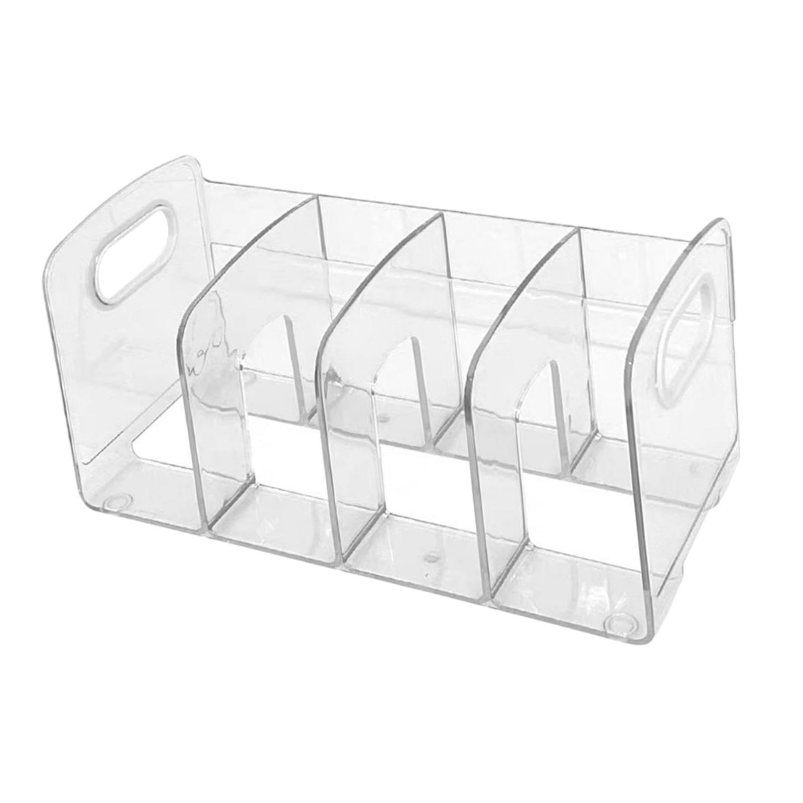 YIXANNX Adjustable Shelf Dividers Clear Closet Handbags Organizers Effective Solution For Quick Access To Items Shelf Dividers Closet Clear Acrylic Closets