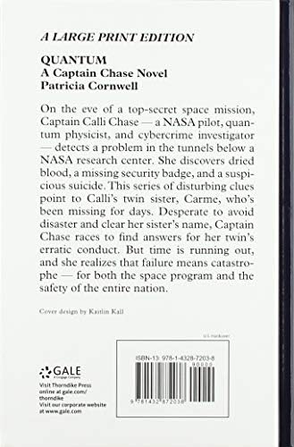 Quantum A Thriller A Captain Chase Novel Cornwell Patricia Amazon Com Books