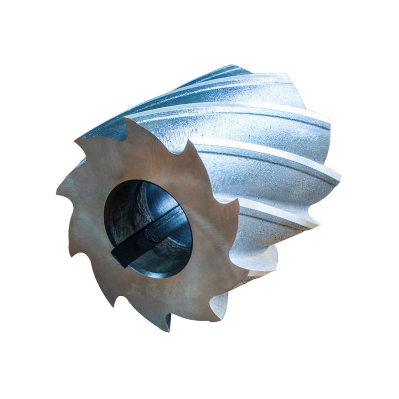 M2 Fine Teeth Cylindrical Milling Cutter 63mm 80mm Hss Spiral Plain Milling Cutter 1PC(Size:D80xH63xd32x10Z)