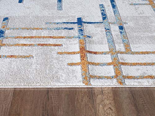 LUXE WEAVERS Modern Abstract Multi 5x7 Area Rug - Image 4