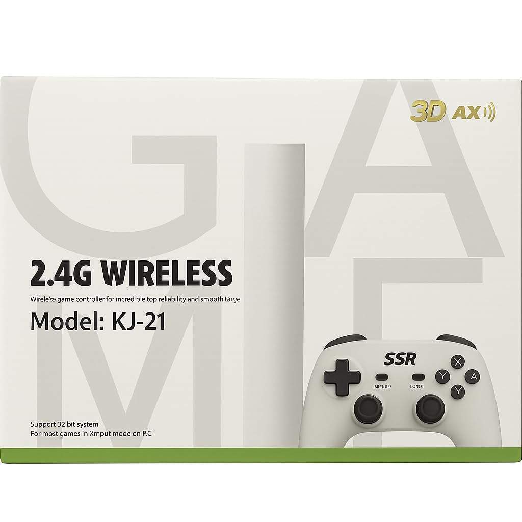 2025 April Edition Best for Gift Ultra HD Wireless TV 4K Game Console Video Game with 20,000+ Games, Dual Controllers, 64GB Storage, and 23 Emulators Kids Video Game 1