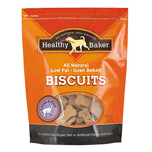 Healthy Baker Flavored Biscuits â€” Wholesome And Delicious Treats For Dogs - Lamb & Rice, 2", 2 Lbs.