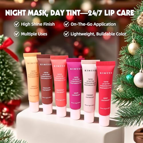 Tinted Lip Butter Balm Set, 6 Sheer Shades - image 9