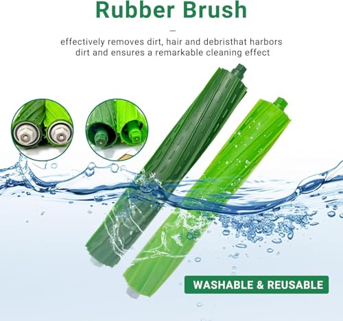 Image of 705 Replacement Parts Accessories kit for iRobot Roomba Max 705 Vac Plus 504 Vac Vacuum Cleaner, 2 Roller Brush 4 Dust Bag 4 HEPA Filter 4 Side Brush 1 Cleaning Tool