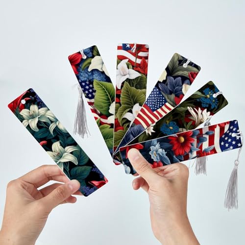 Marque-pages plantes drapeau américain pour vos lectures - 3