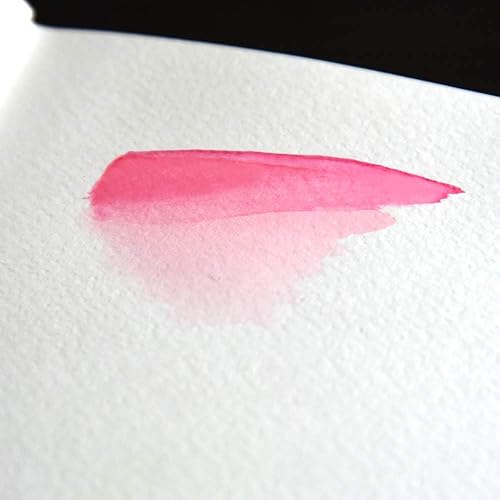 Miniatura 5 de Mifuner 5 x 8 pulgadas, 7.76 ozm, cubierta de tela hecha a mano, papel de acuarela, 80 páginas (40 hojas en la parte delantera y trasera), papel de