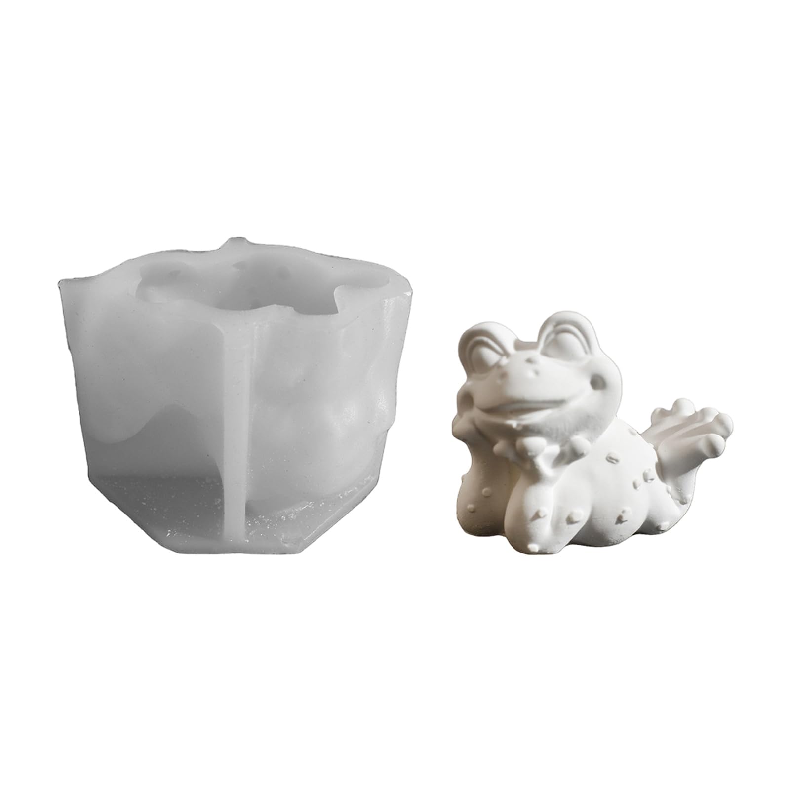 Alksubbm Realistic Frogs Silicone Heatproof Kitchen Tool for Chocolate Soap Craft Quick Cleaning Flexible Materials Frogs Silicone
