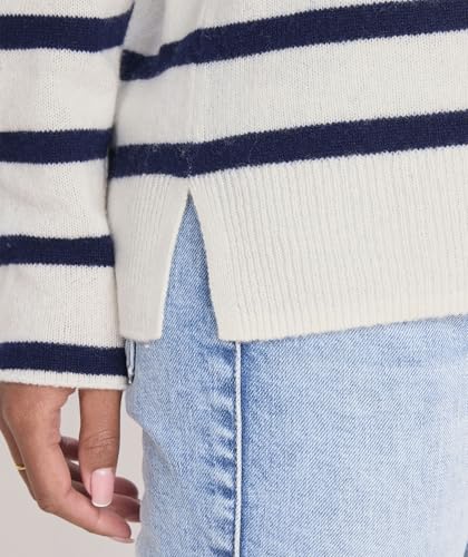 vineyard vines Women's Seaspun Cashmere Breton Stripe Tunic Sweater4