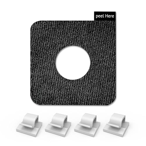 Girafit Window Camera Accessory Kit with 4 Mounting Stickers, 20 Cable Clips, Easy to Install, Tear Off Cleanly
