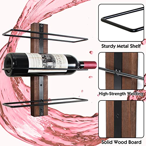 Wine Rack Wall Mounted for 12 Wine Bottles
