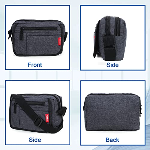 wooum-Small-Size-Sling-Cross-Body-Travel-Office-Business-Messenger-one-Side-Shoulder-Pouch-Bag-Money-Bag-for-Men-and-Women-9x356inch