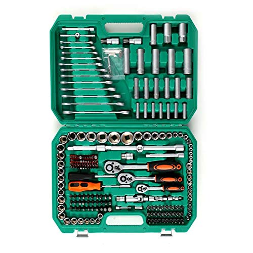 KIT SET HERRAMIENTA CAJA COMPLETA DE 216 PIEZAS CLAVE COMPÁS KEY TORX HERRAMIENTAS TORX BUSSOLOTTI INSERTOS