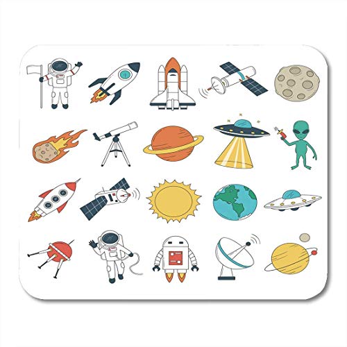 Preisvergleich Produktbild Mauspads astrologie asteroid der weltraumobjekte raumschiff raketen planeten astronaut alien ufo raumfahrer astronomie mauspad für notebooks, Desktop-computer büromaterial
