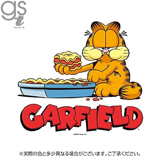 Amazon ネット限定商品 ガーフィールド キャラクターtシャツ ラザニア レディースサイズ M L アメリカ アニメ Garfield 猫 オマケ付き Gf035 Gs 公式グッズ Lサイズ Tシャツ カットソー 通販