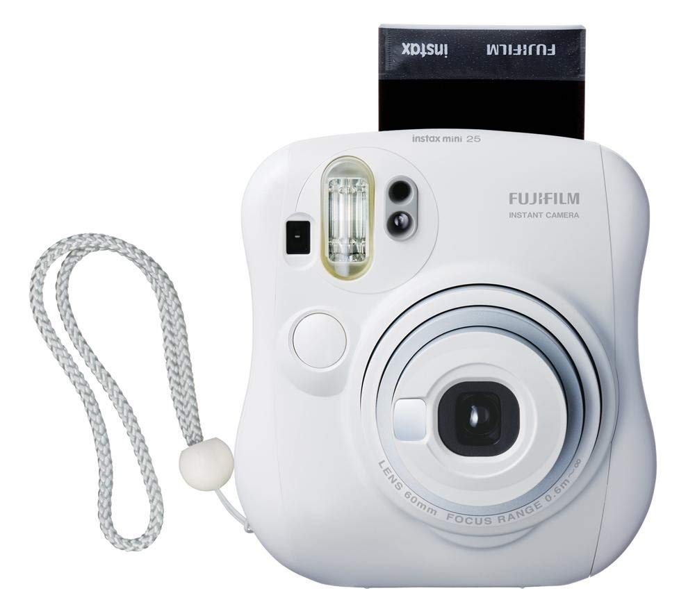 Fujifilm 15953812 Instax Mini 25S Camera (White)