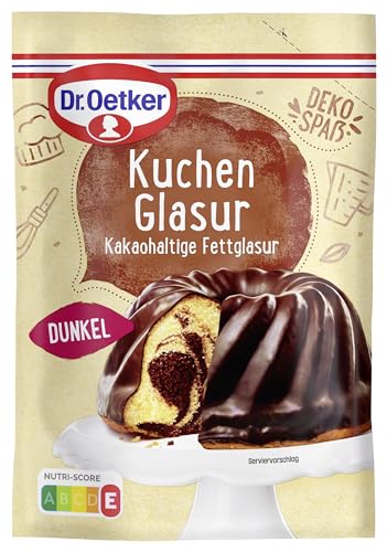 Dr. Oetker Kuchenglasur Dunkel, 1 x 150 g
