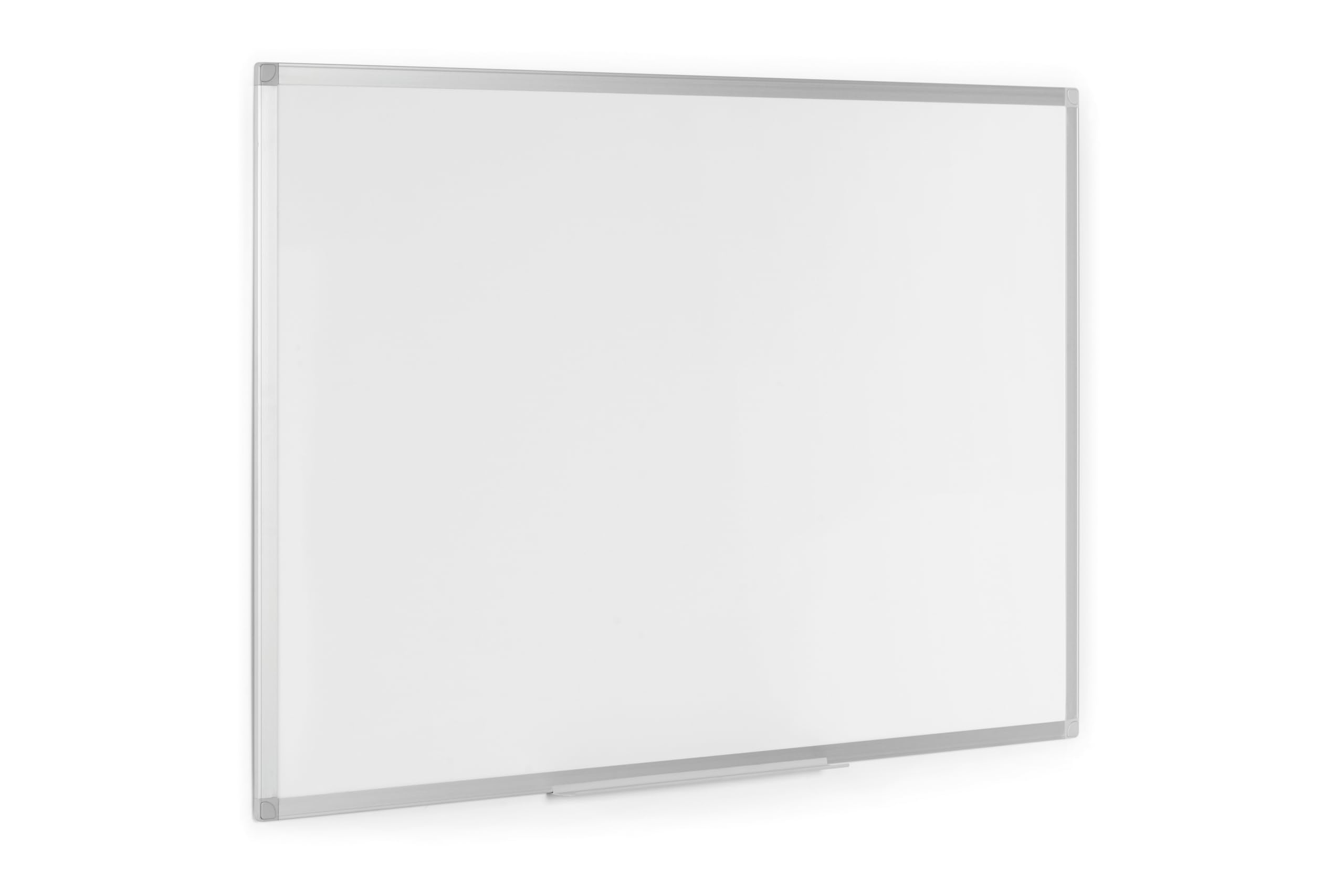 Bi-Joy Tableau Blanc Magnétique Gaya, Surface en acier laqué, avec cadre en aluminium (PACK 2 (105 x 75 cm))