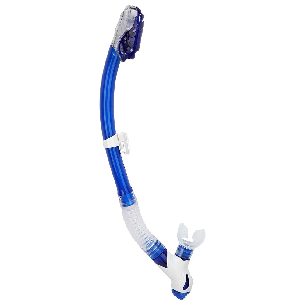 equlup Dry Breathing Tube, Professional Diving Breathing Tube Hose Dry Underwater Snorkeling Tube Equipment for Adult Diving (Blue)