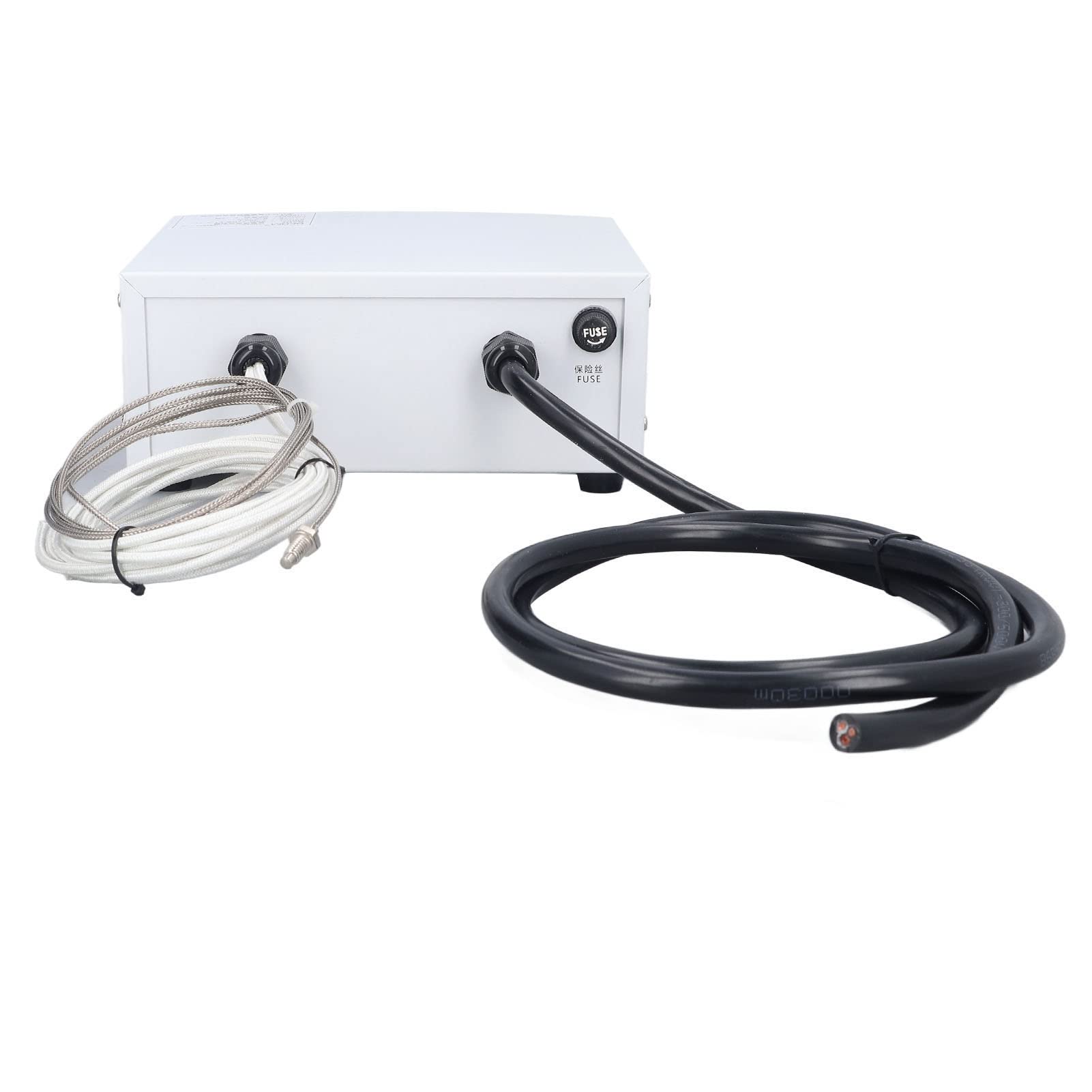 Aramox Regulator Temperatury Termostat ze Stali Nierdzewnej AC220V Cyfrowy Wyświetlacz PID 32 do 752 Stopni F M6 Sonda Typu K do Piekarnika Zbiornik Podgrzewacza IR Utwardzany Promieniami UV (1 m)