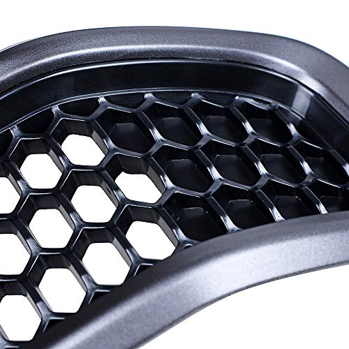 Image of AMOPA Set 7pcs Front Grille Grill Inserts Honeycomb Mesh for 2014 2015 2016 2017 2018 Jeep Cherokee